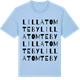 Blue Soul t-shirt med Lilla Tomteby ordlek t-shirt