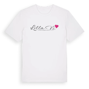 Lilla Vi hjärta t-shirt – ekologisk bomull t-shirt från Pinshirt