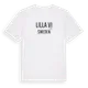 White t-shirt med Lilla Vi i Sverige t-shirt