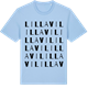 Blue Soul t-shirt med Lilla Vi ordlek t-shirt