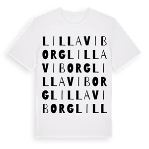 Lilla Viborg ordlek t-shirt – ekologisk bomull t-shirt från Pinshirt