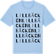 Blue Soul t-shirt med Lillbäcken ordlek t-shirt