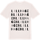 Vintage White t-shirt med Lillhagen ordlek t-shirt