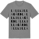 Mid Heather Gray t-shirt med Lillkulla Gård ordlek t-shirt