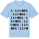 Blue Soul t-shirt med Lillmon ordlek t-shirt