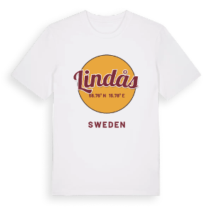 Lindås cirkel t-shirt – ekologisk bomull t-shirt från Pinshirt