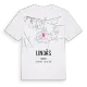 Lindås karta t-shirt