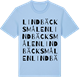 Blue Soul t-shirt med Lindbäcksmålen ordlek t-shirt