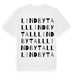 Lindby tall ordlek t-shirt – ekologisk bomull t-shirt från Pinshirt