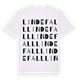 Lindefall ordlek t-shirt