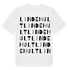 Lindehult ordlek t-shirt – ekologisk bomull t-shirt från Pinshirt