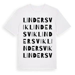 Lindersvik ordlek t-shirt – ekologisk bomull t-shirt från Pinshirt