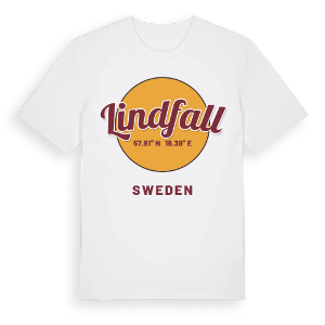 Lindfall cirkel t-shirt – ekologisk bomull t-shirt från Pinshirt