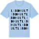 Blue Soul t-shirt med Lindhult ordlek t-shirt