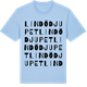 Blue Soul t-shirt med Lindödjupet ordlek t-shirt