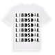 Lindsdal ordlek t-shirt