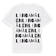 Lingamålen ordlek t-shirt