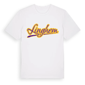 Linghem baseball t-shirt – ekologisk bomull t-shirt från Pinshirt
