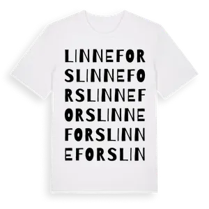 Linnefors ordlek t-shirt – ekologisk bomull t-shirt från Pinshirt