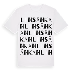 Linsänkan ordlek t-shirt – ekologisk bomull t-shirt från Pinshirt