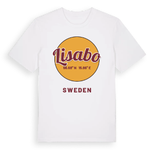 Lisabo cirkel t-shirt – ekologisk bomull t-shirt från Pinshirt