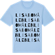 Blue Soul t-shirt med Lisabomålen ordlek t-shirt