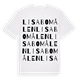 Lisabomålen ordlek t-shirt
