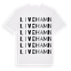 Livehamn ordlek t-shirt