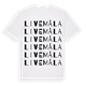 Livemåla ordlek t-shirt