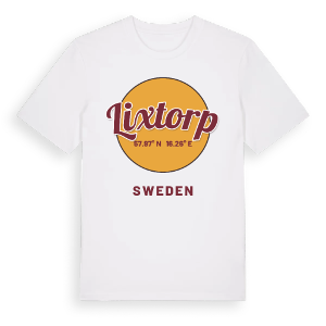 Lixtorp cirkel t-shirt – ekologisk bomull t-shirt från Pinshirt