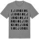 Mid Heather Gray t-shirt med Ljungbo ordlek t-shirt
