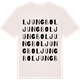 Vintage White t-shirt med Ljungbo ordlek t-shirt