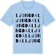 Blue Soul t-shirt med Ljungdal ordlek t-shirt