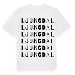 Ljungdal ordlek t-shirt – ekologisk bomull t-shirt från Pinshirt