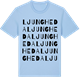 Blue Soul t-shirt med Ljungheda ordlek t-shirt