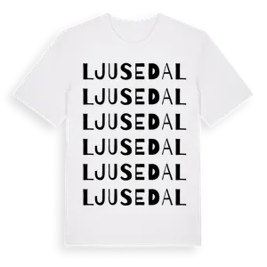 Ljusedal ordlek t-shirt – ekologisk bomull t-shirt från Pinshirt