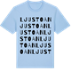 Blue Soul t-shirt med Ljustoan ordlek t-shirt