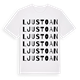 Ljustoan ordlek t-shirt