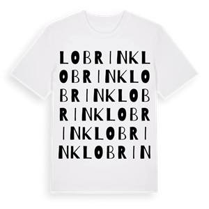 Lobrink ordlek t-shirt – ekologisk bomull t-shirt från Pinshirt