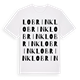Lobrink ordlek t-shirt