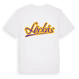 Löckås baseball t-shirt – ekologisk bomull t-shirt från Pinshirt