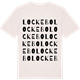 Vintage White t-shirt med Lockebo ordlek t-shirt