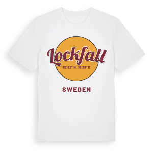 Lockfall cirkel t-shirt – ekologisk bomull t-shirt från Pinshirt
