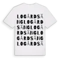 Logårdsäng ordlek t-shirt