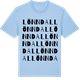 Blue Soul t-shirt med Lönndal ordlek t-shirt