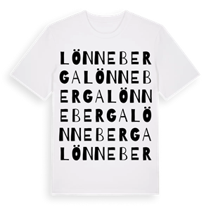 Lönneberga ordlek t-shirt – ekologisk bomull t-shirt från Pinshirt
