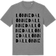 Mid Heather Gray t-shirt med Lönnedal ordlek t-shirt