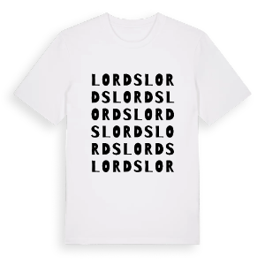 Lords ordlek t-shirt – ekologisk bomull t-shirt från Pinshirt