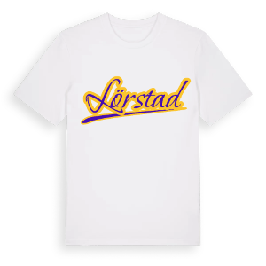 Lörstad baseball t-shirt – ekologisk bomull t-shirt från Pinshirt