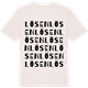 Vintage White t-shirt med Lösen ordlek t-shirt